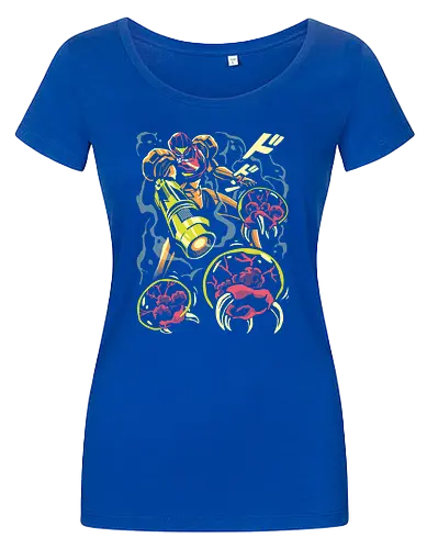 Larva swarm - Bounty Hunter, ridley, alien, space, scifi, game, gaming, video game, zebes, galaxy - Women T-Shirt
