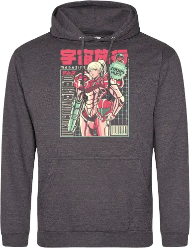 Space voyage - Bounty Hunter, ridley, alien, space, scifi, game, gaming, video game, zebes, galaxy - Standard Hoodie