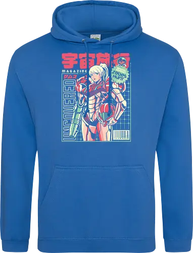 Space voyage - Bounty Hunter, ridley, alien, space, scifi, game, gaming, video game, zebes, galaxy - Standard Hoodie