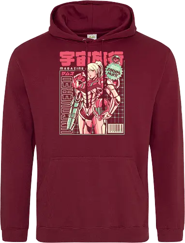 Space voyage - Bounty Hunter, ridley, alien, space, scifi, game, gaming, video game, zebes, galaxy - Standard Hoodie