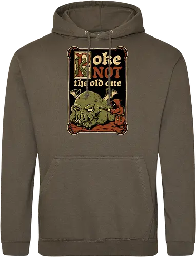 Medieval Poke Cthulhu - Medieval, Call Of Cthulhu, Cthulhu, Cthulhu Mythos, Hp Lovecraft, Lovecraftian, Lovecraft, H.p. Lovecraft, H P Lovecraft, Classic Horror, Horror, Horror Comedy, Horror Humor, Cosmic, Cosmic Horror, Fun, Funny, Poke, Tentacles, Tentacle, Fantasy, Adventure, Classic, Books, Book, Bookworm, Occultism, Cultist, Ritual, Sleep, Sleepy, Sleeping - Standard Hoodie