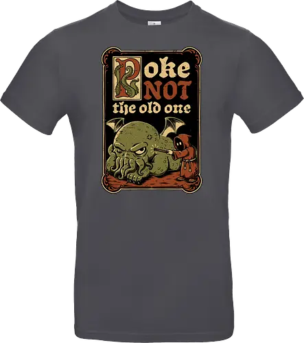 Medieval Poke Cthulhu - Medieval, Call Of Cthulhu, Cthulhu, Cthulhu Mythos, Hp Lovecraft, Lovecraftian, Lovecraft, H.p. Lovecraft, H P Lovecraft, Classic Horror, Horror, Horror Comedy, Horror Humor, Cosmic, Cosmic Horror, Fun, Funny, Poke, Tentacles, Tentacle, Fantasy, Adventure, Classic, Books, Book, Bookworm, Occultism, Cultist, Ritual, Sleep, Sleepy, Sleeping - Standard T-Shirt