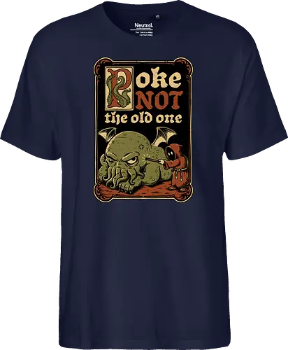 Medieval Poke Cthulhu - Medieval, Call Of Cthulhu, Cthulhu, Cthulhu Mythos, Hp Lovecraft, Lovecraftian, Lovecraft, H.p. Lovecraft, H P Lovecraft, Classic Horror, Horror, Horror Comedy, Horror Humor, Cosmic, Cosmic Horror, Fun, Funny, Poke, Tentacles, Tentacle, Fantasy, Adventure, Classic, Books, Book, Bookworm, Occultism, Cultist, Ritual, Sleep, Sleepy, Sleeping - Fairtrade T-Shirt