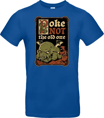 Medieval Poke Cthulhu - Medieval, Call Of Cthulhu, Cthulhu, Cthulhu Mythos, Hp Lovecraft, Lovecraftian, Lovecraft, H.p. Lovecraft, H P Lovecraft, Classic Horror, Horror, Horror Comedy, Horror Humor, Cosmic, Cosmic Horror, Fun, Funny, Poke, Tentacles, Tentacle, Fantasy, Adventure, Classic, Books, Book, Bookworm, Occultism, Cultist, Ritual, Sleep, Sleepy, Sleeping - Standard T-Shirt