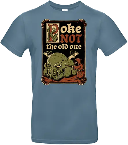 Medieval Poke Cthulhu - Medieval, Call Of Cthulhu, Cthulhu, Cthulhu Mythos, Hp Lovecraft, Lovecraftian, Lovecraft, H.p. Lovecraft, H P Lovecraft, Classic Horror, Horror, Horror Comedy, Horror Humor, Cosmic, Cosmic Horror, Fun, Funny, Poke, Tentacles, Tentacle, Fantasy, Adventure, Classic, Books, Book, Bookworm, Occultism, Cultist, Ritual, Sleep, Sleepy, Sleeping - Standard T-Shirt