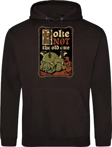 Medieval Poke Cthulhu - Medieval, Call Of Cthulhu, Cthulhu, Cthulhu Mythos, Hp Lovecraft, Lovecraftian, Lovecraft, H.p. Lovecraft, H P Lovecraft, Classic Horror, Horror, Horror Comedy, Horror Humor, Cosmic, Cosmic Horror, Fun, Funny, Poke, Tentacles, Tentacle, Fantasy, Adventure, Classic, Books, Book, Bookworm, Occultism, Cultist, Ritual, Sleep, Sleepy, Sleeping - Standard Hoodie