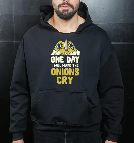 The Onions Will Cry - Cropped Hoodie