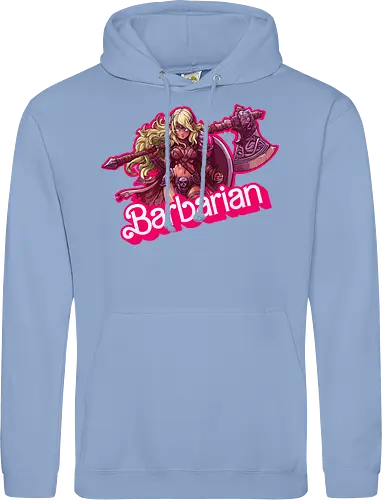 Barbarian Girl - dnd barbarian, geek girl, dungeon master gift, ttrpg gift for her, goblin dice, warrior girl, critical hit, forgotten realm, critical role, dnd character girl, dungeon crawler carl, Pen and paper, Pen and paper - Standard Hoodie