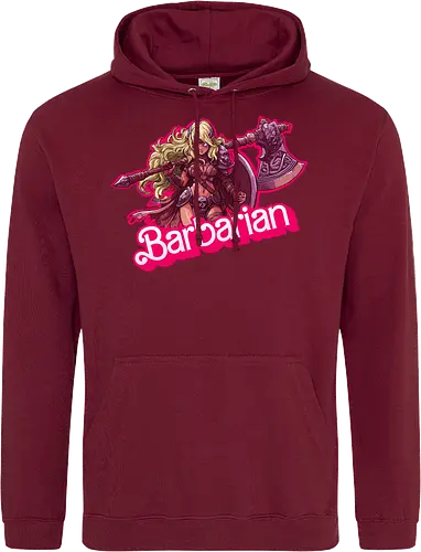 Barbarian Girl - dnd barbarian, geek girl, dungeon master gift, ttrpg gift for her, goblin dice, warrior girl, critical hit, forgotten realm, critical role, dnd character girl, dungeon crawler carl, Pen and paper, Pen and paper - Standard Hoodie