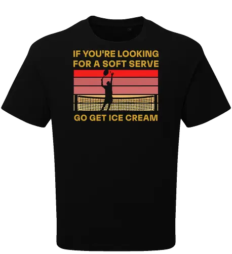 Funny Tennis Quote Vintage Retro Player Humor - Oversize T-Shirt