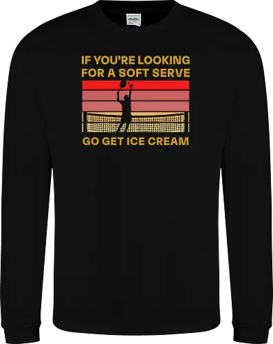 Funny Tennis Quote Vintage Retro Player Humor - Sweatshirt