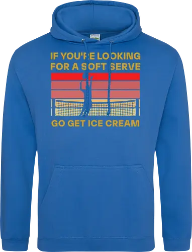 Funny Tennis Quote Vintage Retro Player Humor - Standard Hoodie