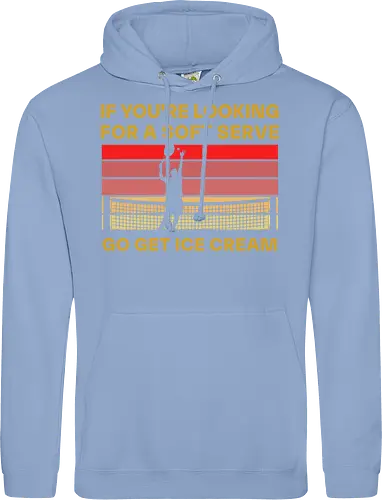 Funny Tennis Quote Vintage Retro Player Humor - Standard Hoodie