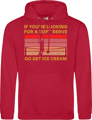 Funny Tennis Quote Vintage Retro Player Humor - Standard Hoodie