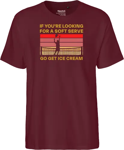 Funny Tennis Quote Vintage Retro Player Humor - Fairtrade T-Shirt