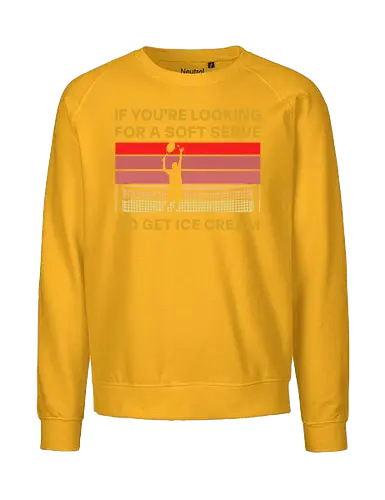 Funny Tennis Quote Vintage Retro Player Humor - Fairtrade Sweatshirt