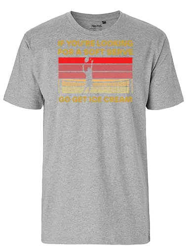 Funny Tennis Quote Vintage Retro Player Humor - Fairtrade T-Shirt