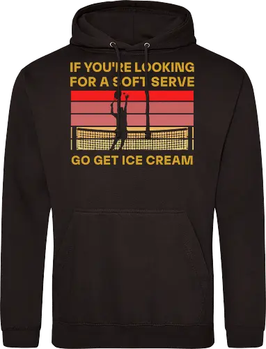 Funny Tennis Quote Vintage Retro Player Humor - Standard Hoodie