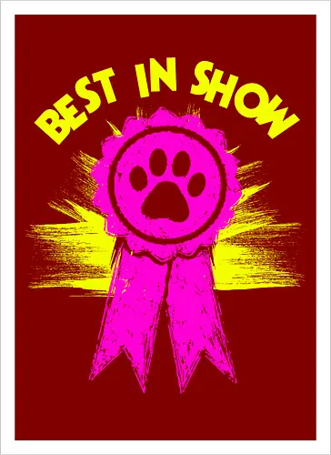 Best in Show - Princess Donut - Champion, ribbon, Persian cat, royal court, princess donut, Queen Anne chonk - Artprint