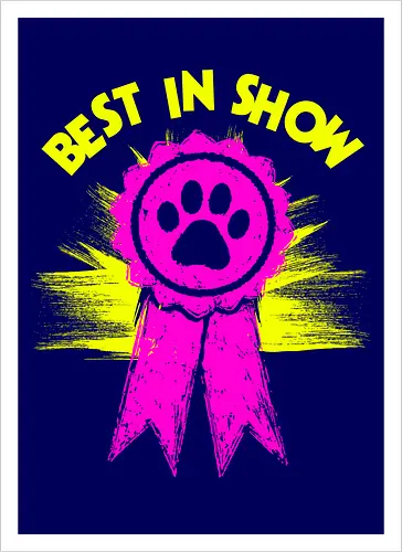Best in Show - Princess Donut - Champion, ribbon, Persian cat, royal court, princess donut, Queen Anne chonk - Artprint