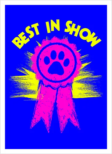 Best in Show - Princess Donut - Champion, ribbon, Persian cat, royal court, princess donut, Queen Anne chonk - Artprint