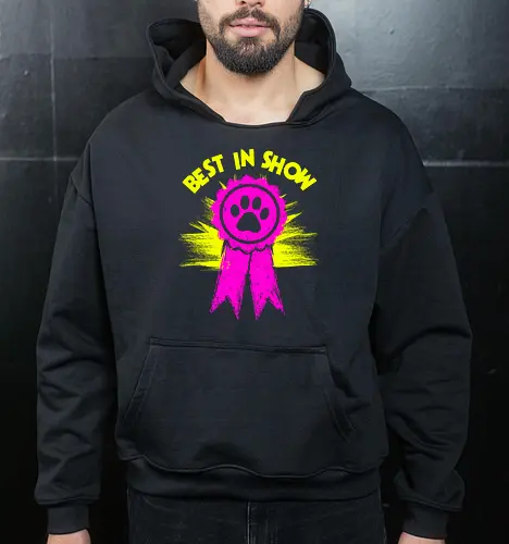 Best in Show - Princess Donut - Champion, ribbon, Persian cat, royal court, princess donut, Queen Anne chonk - Cropped Hoodie