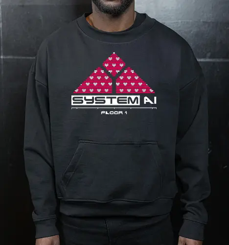Dungeon Crawler Carl - System Ai Systems - Dungeon crawler, dungeon crawler carl, dcc, princess donut, mongo, litrpg, crawlers, skynet - Cropped Sweatshirt