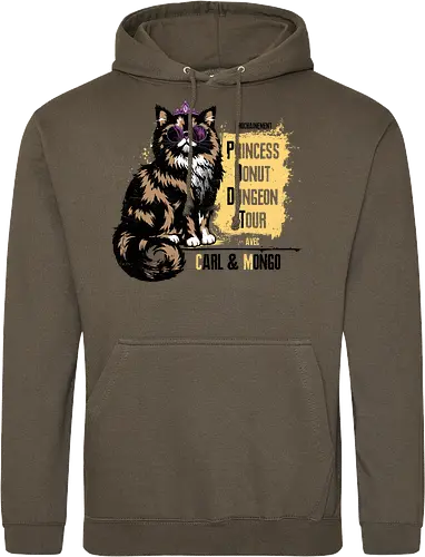 Princess Tour - dcc, mongo, litrpg, crawlers, Dungeon, Carl, princess, donut - Standard Hoodie