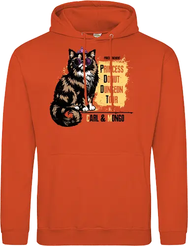 Princess Tour - dcc, mongo, litrpg, crawlers, Dungeon, Carl, princess, donut - Standard Hoodie