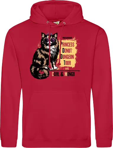 Princess Tour - dcc, mongo, litrpg, crawlers, Dungeon, Carl, princess, donut - Standard Hoodie