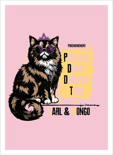 Princess Tour - dcc, mongo, litrpg, crawlers, Dungeon, Carl, princess, donut - Artprint