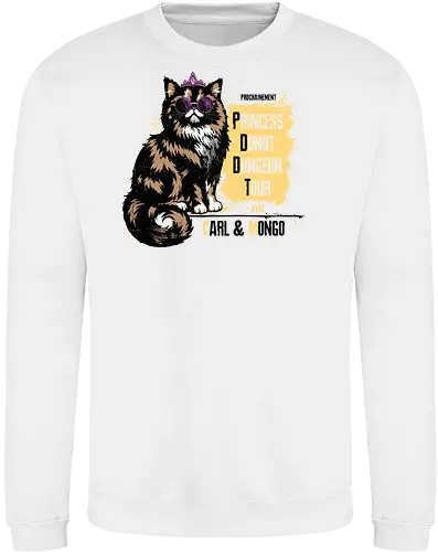 Princess Tour - dcc, mongo, litrpg, crawlers, Dungeon, Carl, princess, donut - Sweatshirt