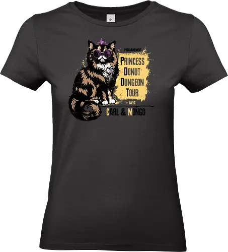 Princess Tour - dcc, mongo, litrpg, crawlers, Dungeon, Carl, princess, donut - Standard T-Shirt (Women)
