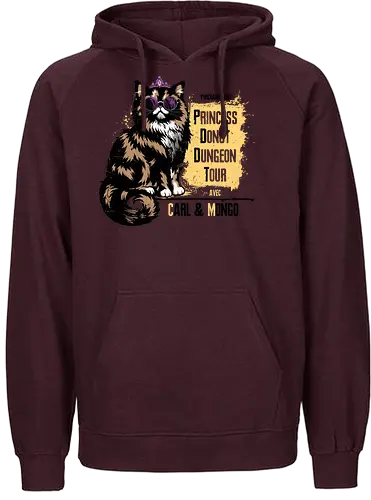 Princess Tour - dcc, mongo, litrpg, crawlers, Dungeon, Carl, princess, donut - Fairtrade Hoodie