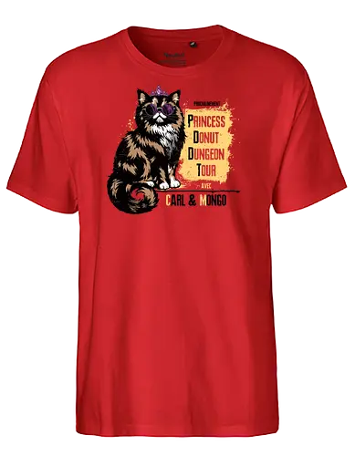 Princess Tour - dcc, mongo, litrpg, crawlers, Dungeon, Carl, princess, donut - Fairtrade T-Shirt