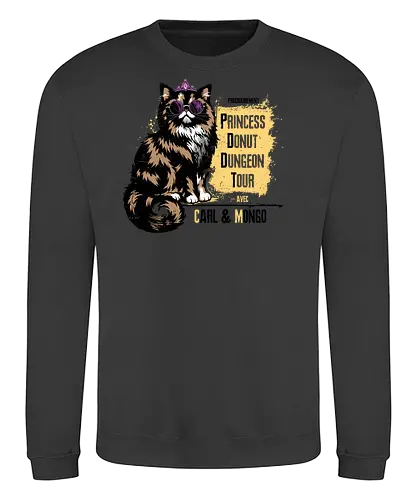 Princess Tour - dcc, mongo, litrpg, crawlers, Dungeon, Carl, princess, donut - Sweatshirt