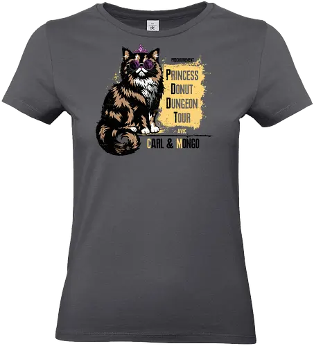 Princess Tour - dcc, mongo, litrpg, crawlers, Dungeon, Carl, princess, donut - Standard T-Shirt (Women)