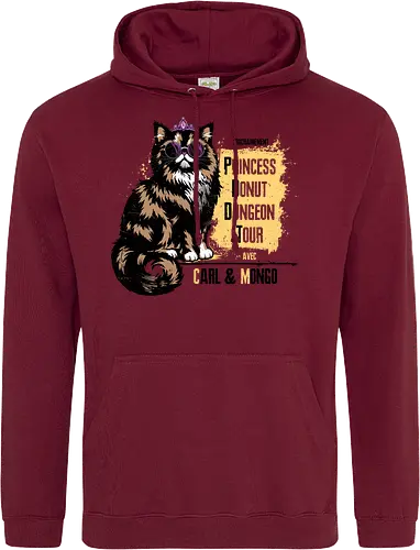 Princess Tour - dcc, mongo, litrpg, crawlers, Dungeon, Carl, princess, donut - Standard Hoodie
