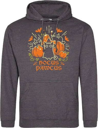 Hocus Pawcus - Halloween Cats - black cats, halloween, pumpkin, spooky cute, witchy, funny quote, magical, hocus pocus, cat lover, bats, oktober, cute animals, witchcraft - Standard Hoodie