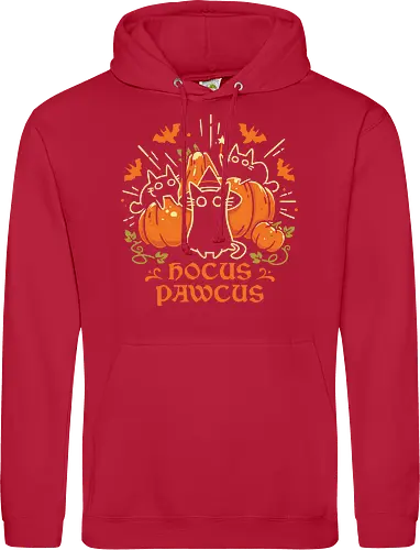 Hocus Pawcus - Halloween Cats - black cats, halloween, pumpkin, spooky cute, witchy, funny quote, magical, hocus pocus, cat lover, bats, oktober, cute animals, witchcraft - Standard Hoodie