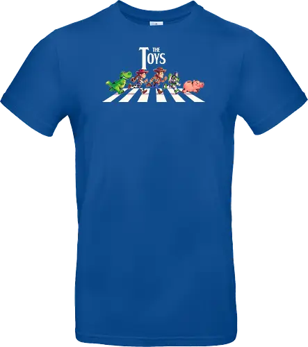The Toys  - toy, jessie, rex, pig, buzz, woody, t-rex, dino, Tyrannosaurus Rex, abbey road, beatles, pixar - Standard T-Shirt