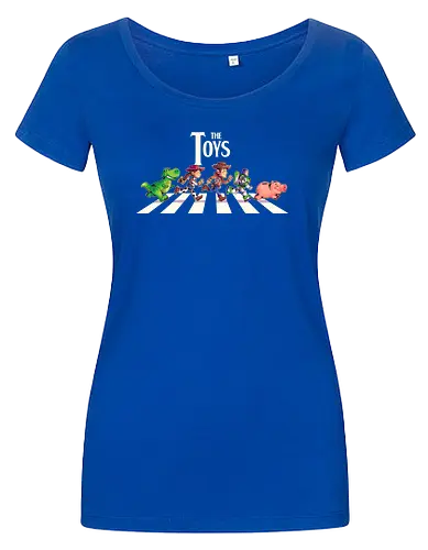 The Toys  - toy, jessie, rex, pig, buzz, woody, t-rex, dino, Tyrannosaurus Rex, abbey road, beatles, pixar - Women T-Shirt