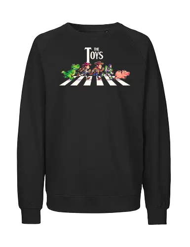 The Toys  - toy, jessie, rex, pig, buzz, woody, t-rex, dino, Tyrannosaurus Rex, abbey road, beatles, pixar - Fairtrade Sweatshirt