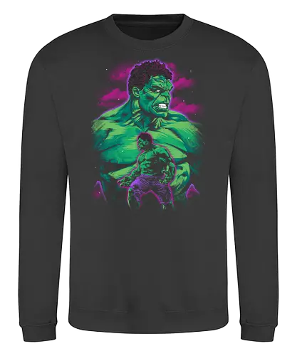 Green Gamma - Comic, Superheroes, Comic Books, Epic Battle, Versus, Battle, Superhero Battle, Geek Culture, Pop Culture, Green Goliath, Gamma, Smash, Comics - Sweatshirt