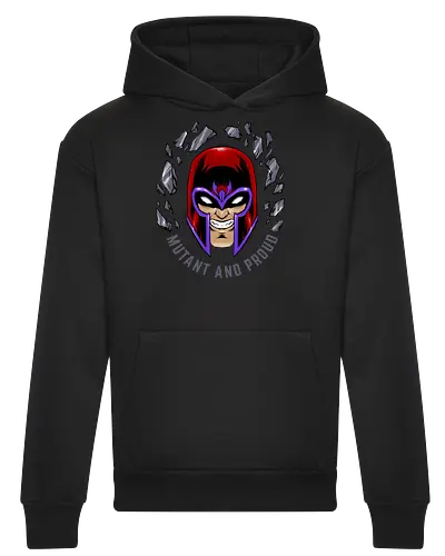 master of magnetism - villain, mutant, mutant leader, magnetism, proud, Magnet, Superhero - Heavyweight Hoodie