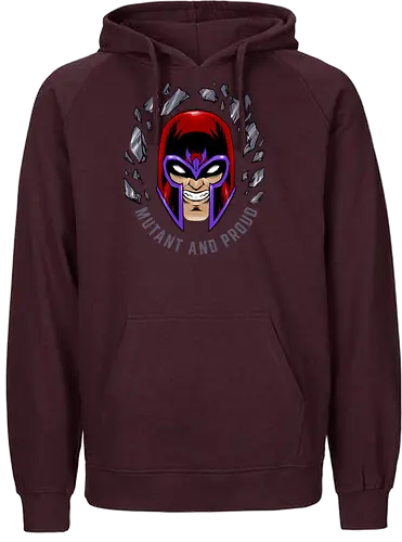 master of magnetism - villain, mutant, mutant leader, magnetism, proud, Magnet, Superhero - Fairtrade Hoodie
