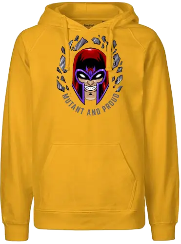 master of magnetism - villain, mutant, mutant leader, magnetism, proud, Magnet, Superhero - Fairtrade Hoodie