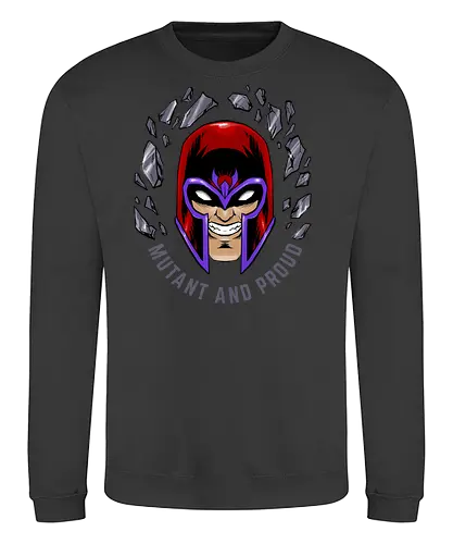 master of magnetism - villain, mutant, mutant leader, magnetism, proud, Magnet, Superhero - Sweatshirt
