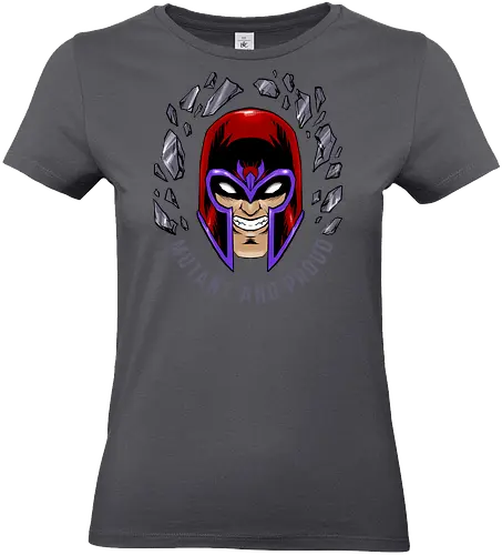 master of magnetism - villain, mutant, mutant leader, magnetism, proud, Magnet, Superhero - Standard T-Shirt (Women)