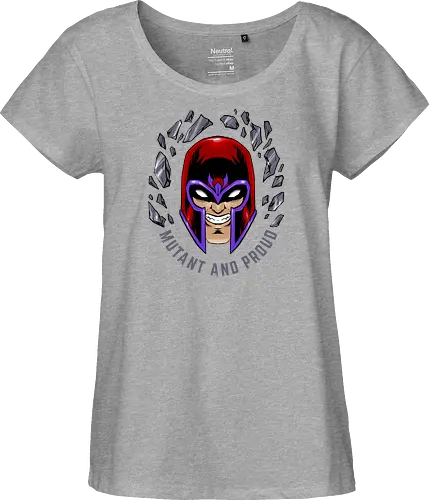 master of magnetism - villain, mutant, mutant leader, magnetism, proud, Magnet, Superhero - Fairtrade Girl Shirt